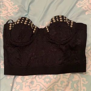 Forever 21 Lace and Mesh Bustier